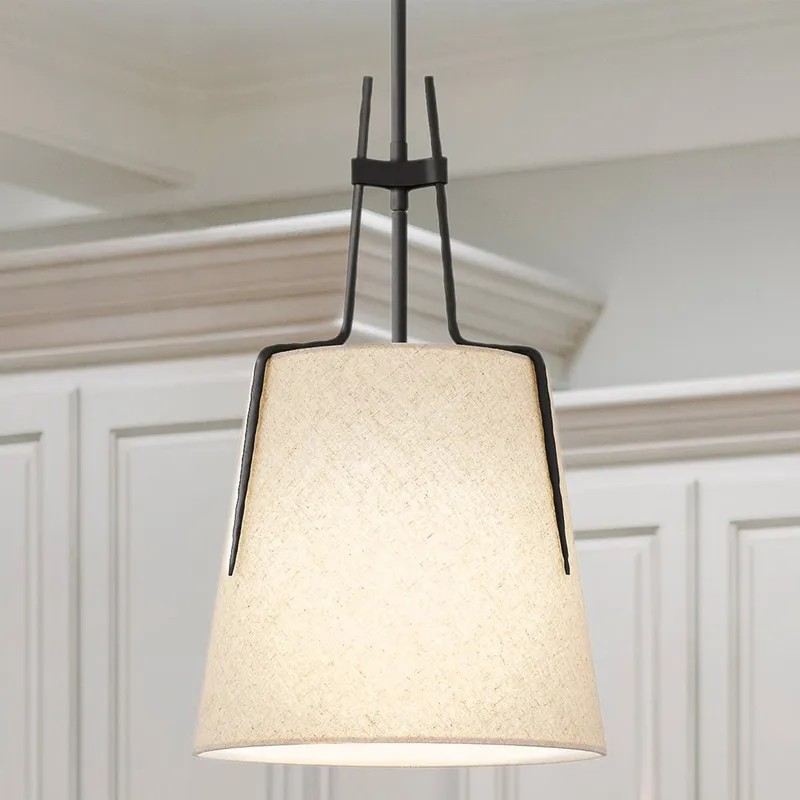 UQL4890 New Traditional Indoor Pendant, 20.25''H x 12.00''W x 12.00''D, Matte Black Finish, Dalton Collection — Urban Ambiance LED Landscape Lights 100.0W 3000K