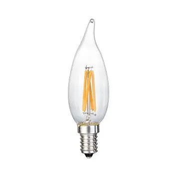 Frosted 6000k 4W LED Candelabra Bulb — Italian Concept USA LED Bulbs & Lamps 4.0W 