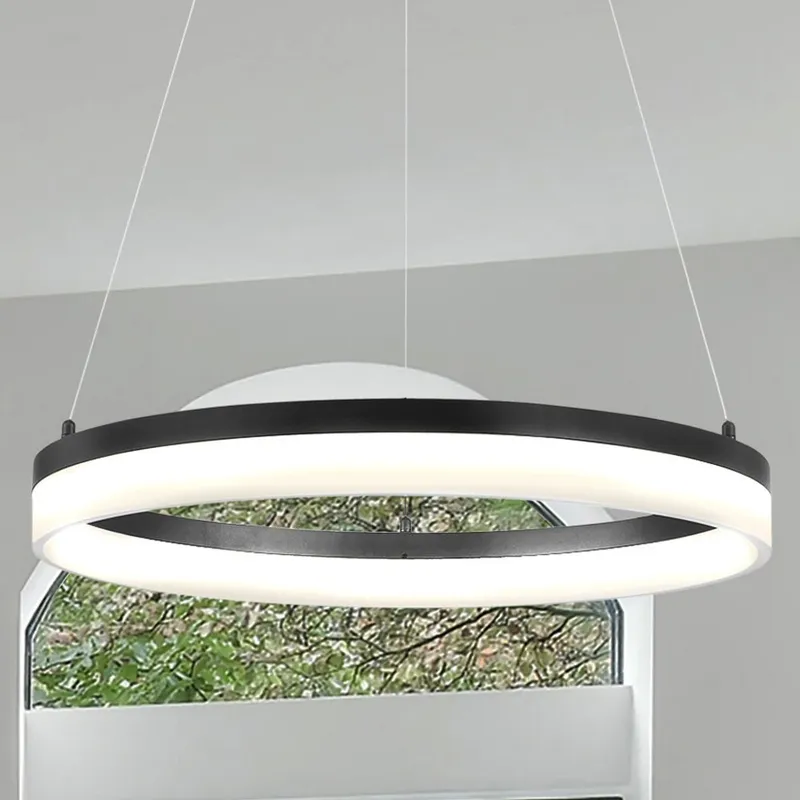 UQL4653 Casual Indoor Chandelier or Pendant, 2.75''H x 23.50''W x 23.50''D, Oil Rubbed Bronze Finish, Woodley Collection — Urban Ambiance LED Landscape Lights 8.0W 3000K