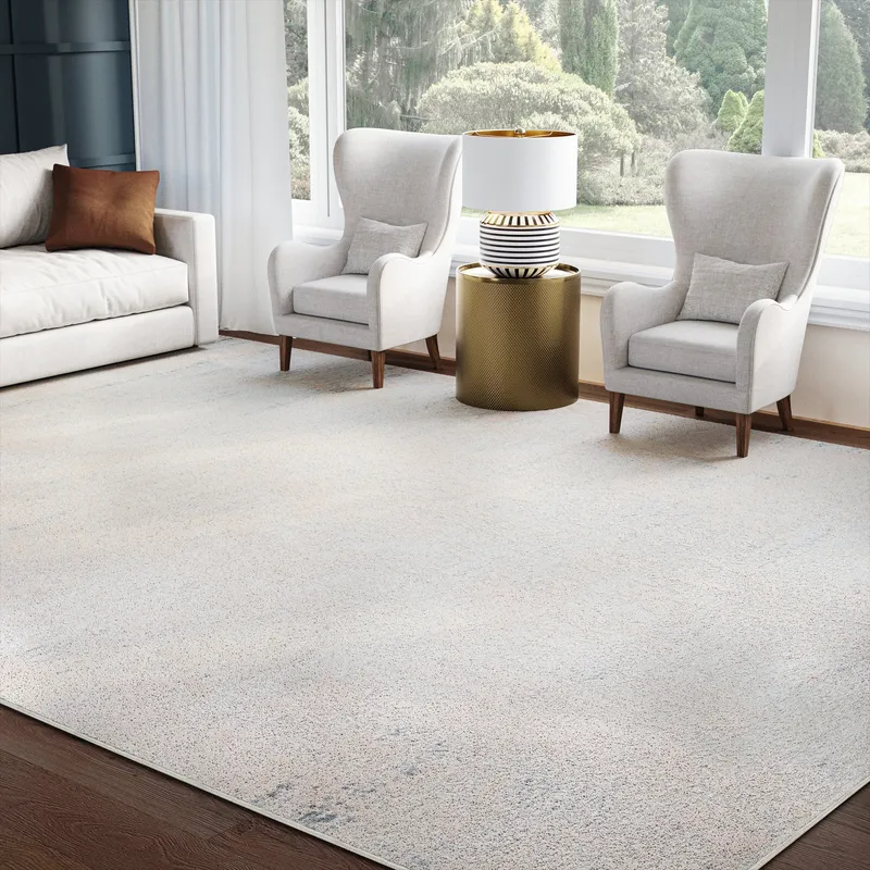 UJR0231 Luxury Power-Loomed Semi-Synthetic and Synthetic Blend Medium-Pile Rug — Urban Ambiance LED Area Lights  