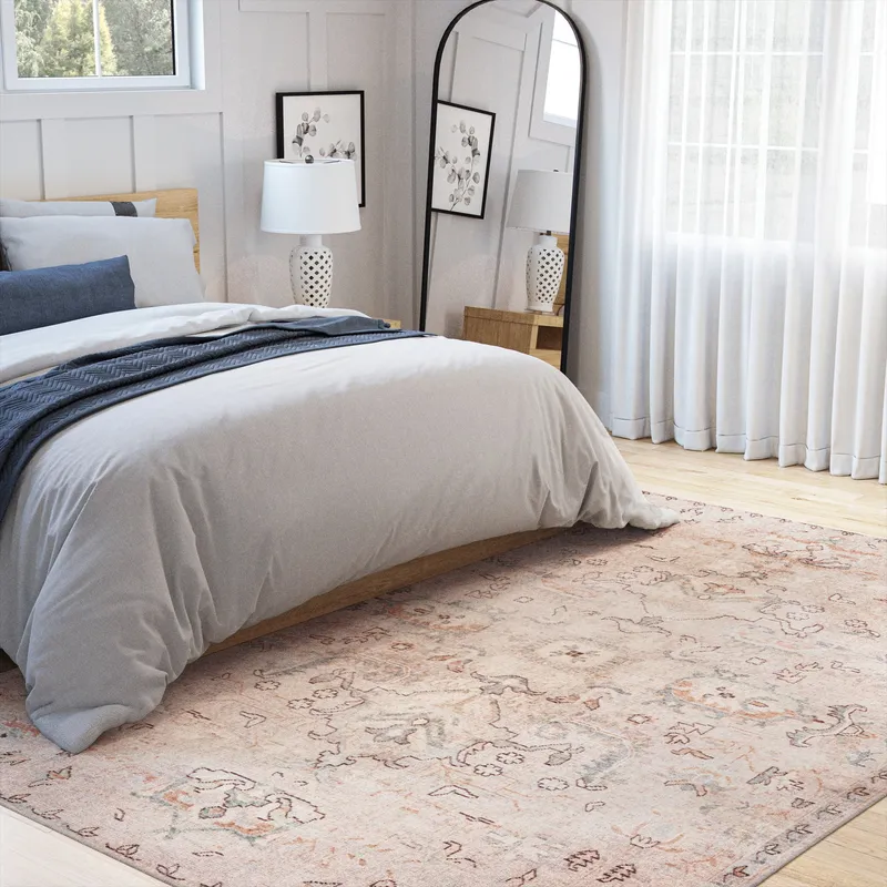 UJR0130 Luxury Hand-Knotted Natural Low-Pile Rug — Urban Ambiance LED Area Lights  