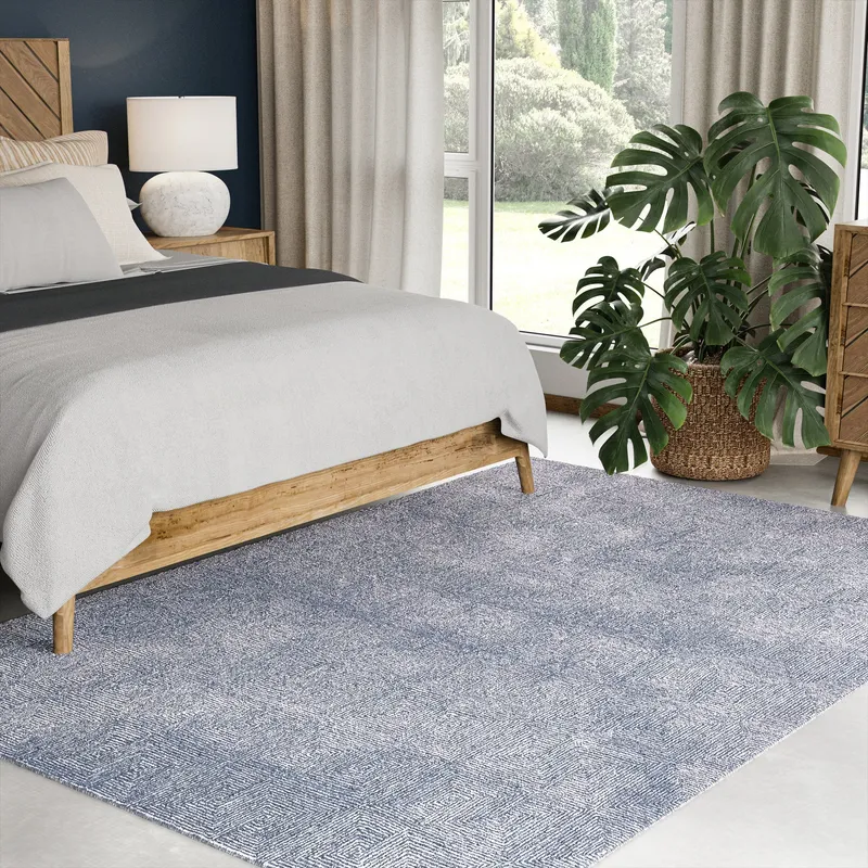 UER0114 Luxury Hand-Tufted Natural Medium-Pile Rug — Urban Ambiance LED Area Lights  