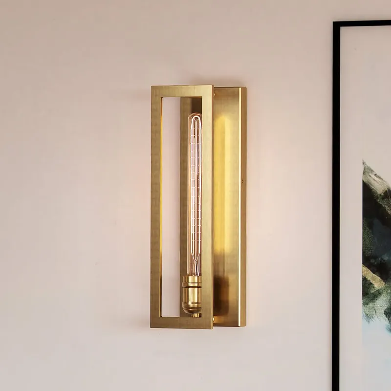 ULB2171 Transitional  Wall Sconce, 15''H x 5''W, Brushed Brass Finish, Kinsale Collection — Urban Ambiance LED Wall Lights 60.0W 3000K