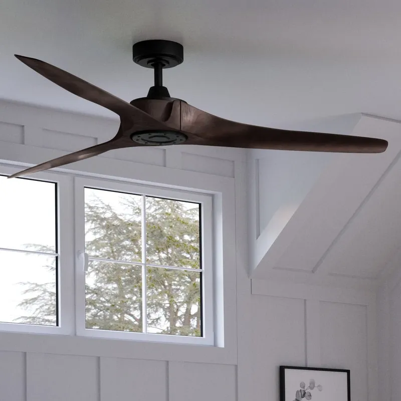 UHP9280 Modern Ceiling Fan 11.25''H x 60''W, Olde Bronze Finish, Townsville Collection — Urban Ambiance LED Post Top Lights  3000K