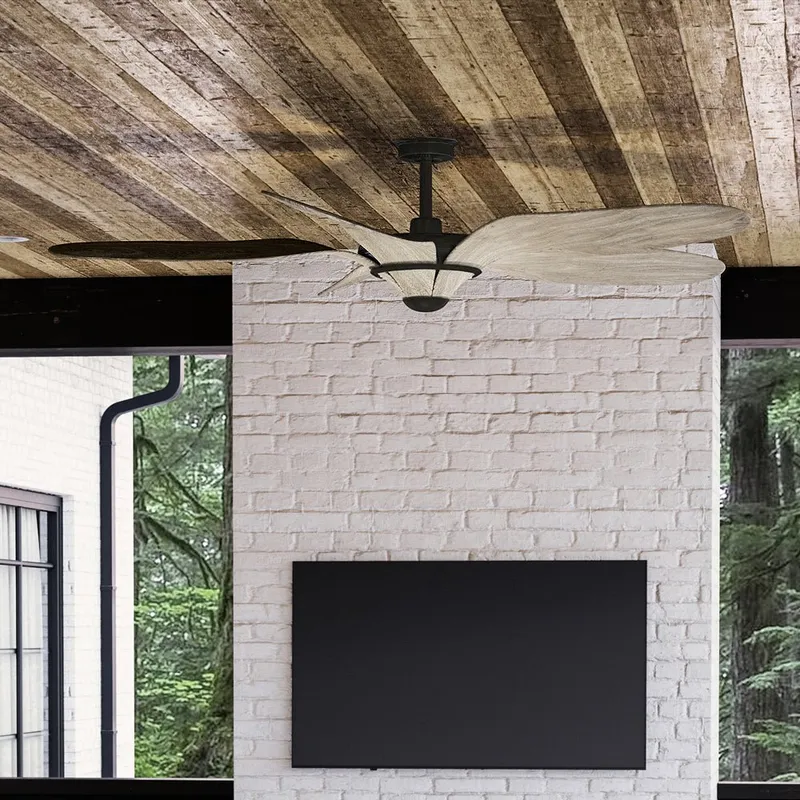 UHP9260 Urban Loft Ceiling Fan 14.25''H x 60''W, Olde Bronze Finish, Brisbane Collection — Urban Ambiance LED Post Top Lights  3000K