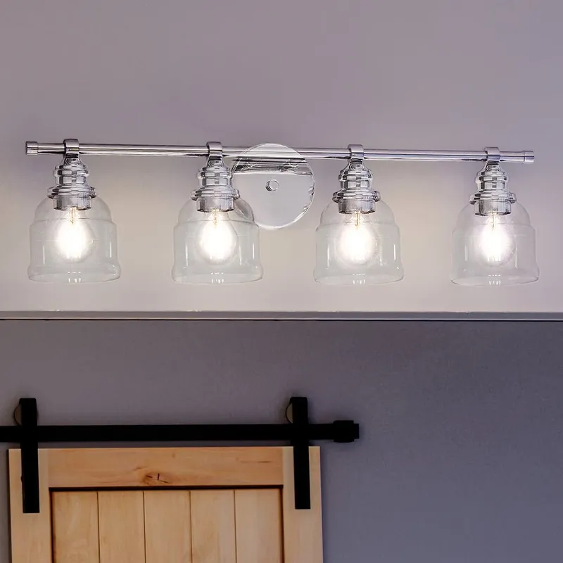 UHP4303 Vintage Bath Light 7.875''H x 29''W, Polished Chrome Finish, Phoenix Collection — Urban Ambiance LED Linear Lights 60.0W 3000K