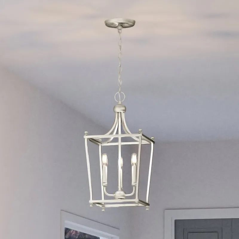 UHP4268 Transitional Chandelier 19.75''H x 10.875''W, Brushed Nickel Finish, Coronado Collection — Urban Ambiance LED Landscape Lights 60.0W 3000K
