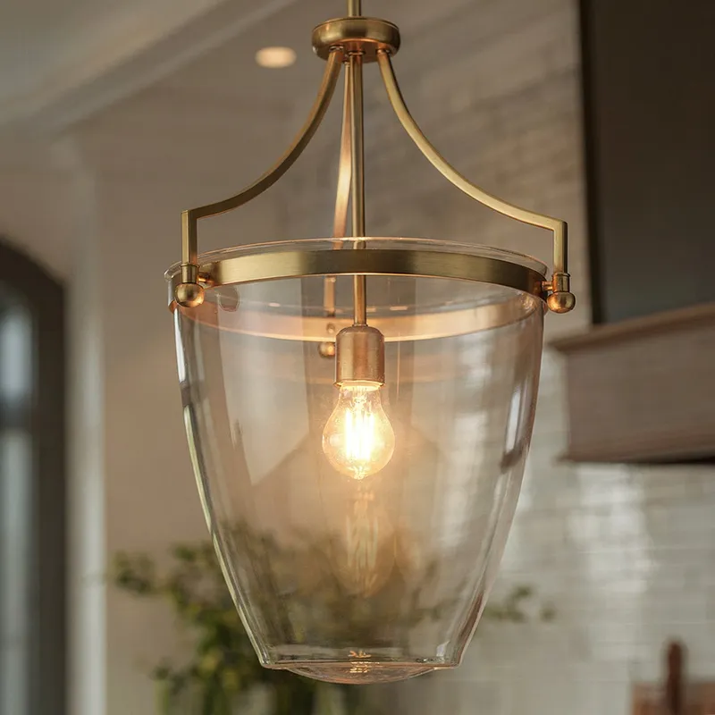UHP4256 Transitional Pendant 23.375''H x 15.25''W, Brushed Bronze Finish, Coronado Collection — Urban Ambiance LED Landscape Lights 60.0W 3000K