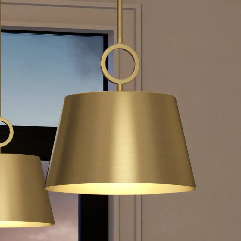 UHP4253 New Traditional Pendant 11.875''H x 12.375''W, Brushed Bronze Finish, Coronado Collection — Urban Ambiance LED Landscape Lights 100.0W 3000K