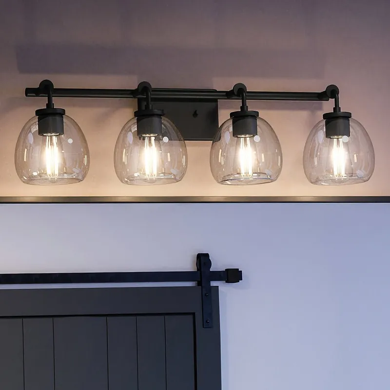 UHP4187 Industrial Bath Light 8.875''H x 31.875''W, Charcoal Finish, Lithgow Collection — Urban Ambiance LED Linear Lights 60.0W 3000K