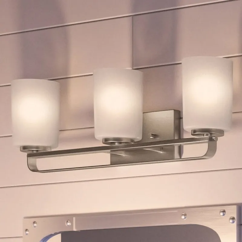 UHP4106 Modern Bath Light 7.625''H x 23''W, Brushed Nickel Finish, Broome Collection — Urban Ambiance LED Linear Lights 100.0W 3000K