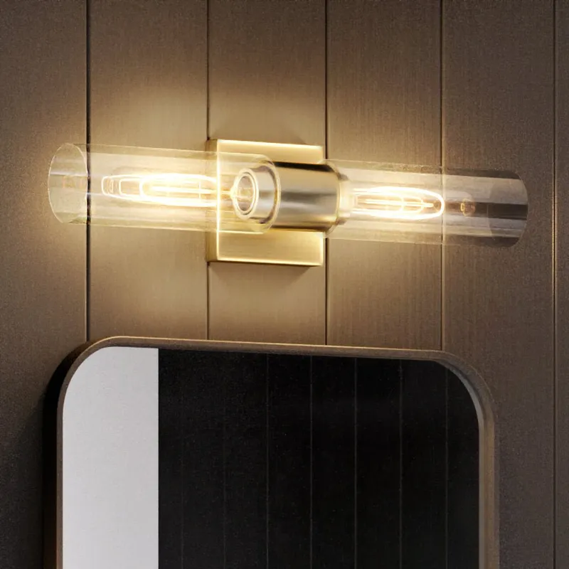 UHP4051 Cosmopolitan Bath Light 5''H x 20.375''W, Satin Gold Finish, Tustin Collection — Urban Ambiance LED Linear Lights 60.0W 3000K
