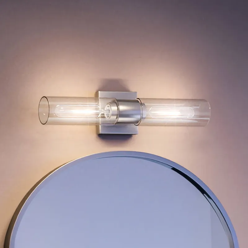 UHP4050 Cosmopolitan Bath Light 5''H x 20.375''W, Brushed Nickel Finish, Tustin Collection — Urban Ambiance LED Smart & Connected Lighting 60.0W 3000K