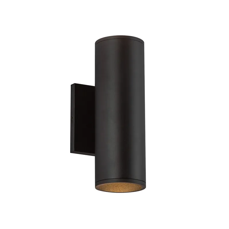 Lorna 9-in (3-in Dia.) Wall Sconce Up/Down Light — Kuzco Lighting LED Wall Lights  