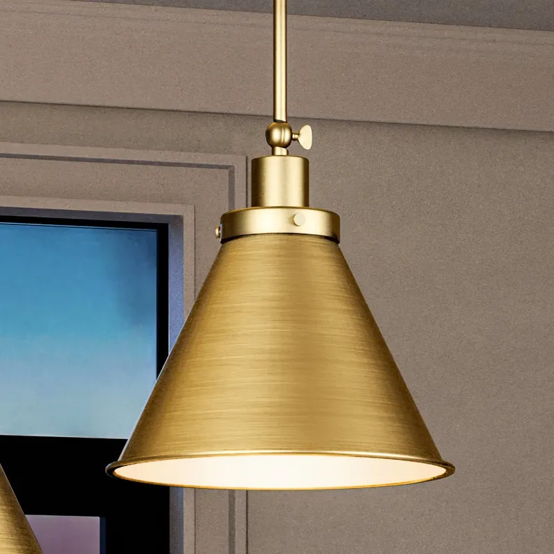UHP4006 Traditional Pendant 12.75''H x 12.25''W, Olde Brass Finish, Pawtucket Collection — Urban Ambiance LED Landscape Lights 100.0W 3000K