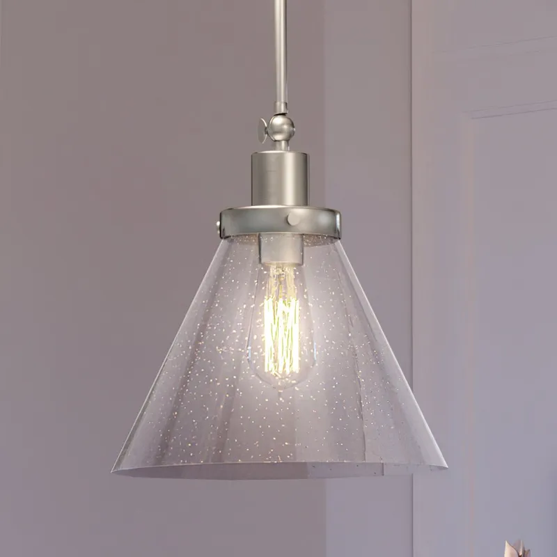UHP3999 Traditional Pendant 12.5''H x 12''W, Brushed Nickel Finish, Pawtucket Collection — Urban Ambiance LED Landscape Lights 100.0W 3000K