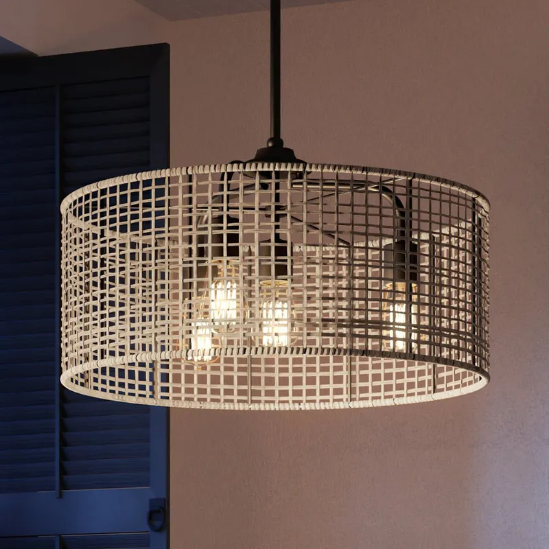 UHP3960 Bohemian Chandelier 13.375''H x 20.5''W, Midnight Black Finish, Taree Collection — Urban Ambiance LED Landscape Lights 60.0W 3000K