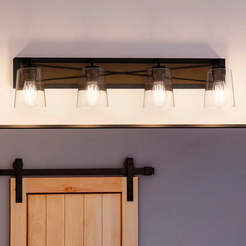 UHP3902 Farmhouse Bath Light 8.25''H x 34.75''W, Olde Bronze Finish, Berkeley Collection — Urban Ambiance LED Linear Lights 60.0W 3000K