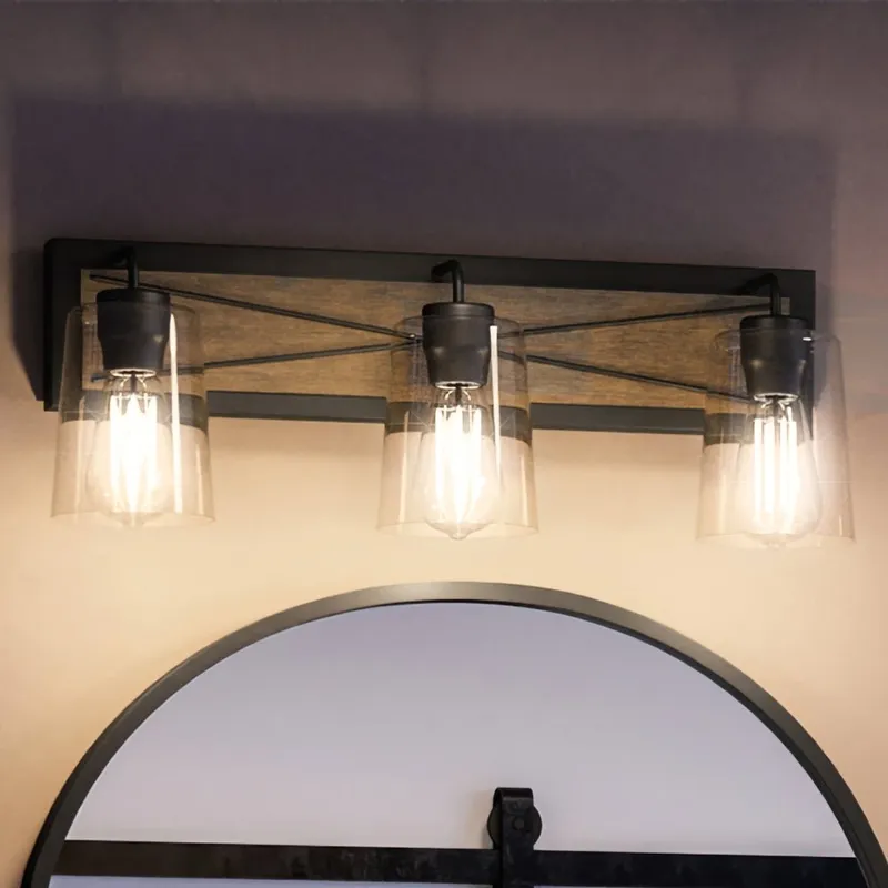 UHP3901 Farmhouse Bath Light 8.25''H x 24.75''W, Olde Bronze Finish, Berkeley Collection — Urban Ambiance LED Linear Lights 60.0W 3000K