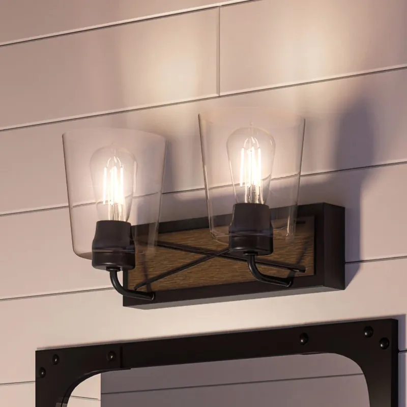 UHP3900 Farmhouse Bath Light 8.25''H x 14.75''W, Olde Bronze Finish, Berkeley Collection — Urban Ambiance LED Linear Lights 60.0W 3000K