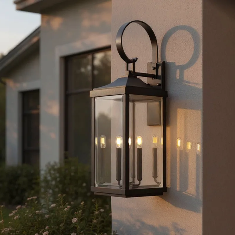 UHP1404 Transitional Outdoor Wall Sconce 30.625''H x 9.5''W, Midnight Black Finish, Calderdale Collection — Urban Ambiance LED Wall Lights 60.0W 3000K