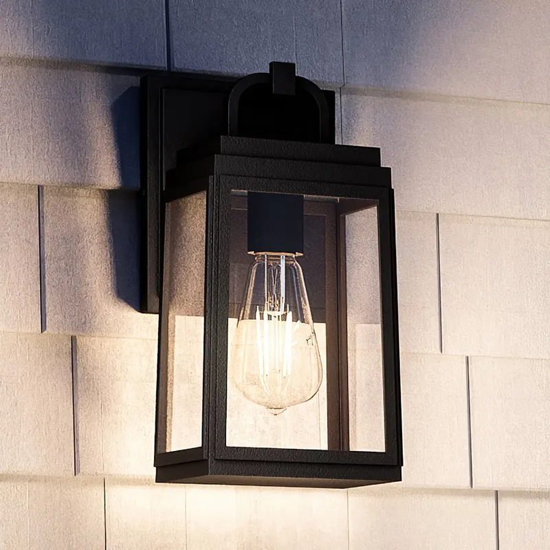 UHP1380 Farmhouse Outdoor Wall Sconce 11.875''H x 5.5''W, Olde Bronze Finish, Macon Collection — Urban Ambiance LED Wall Lights 60.0W 3000K