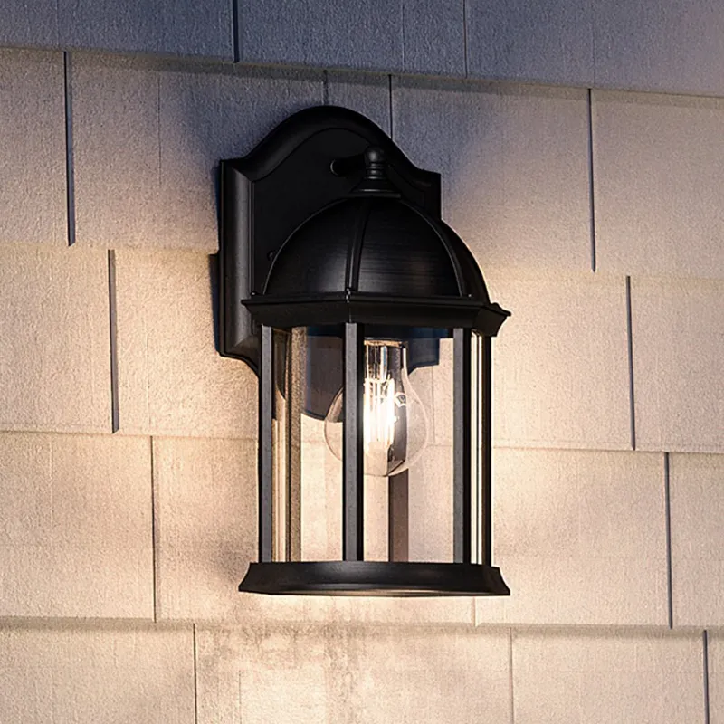 UHP1370 Tudor Outdoor Wall Sconce 11.375''H x 6.5''W, Olde Bronze Finish, Greensboro Collection — Urban Ambiance LED Wall Lights 60.0W 3000K