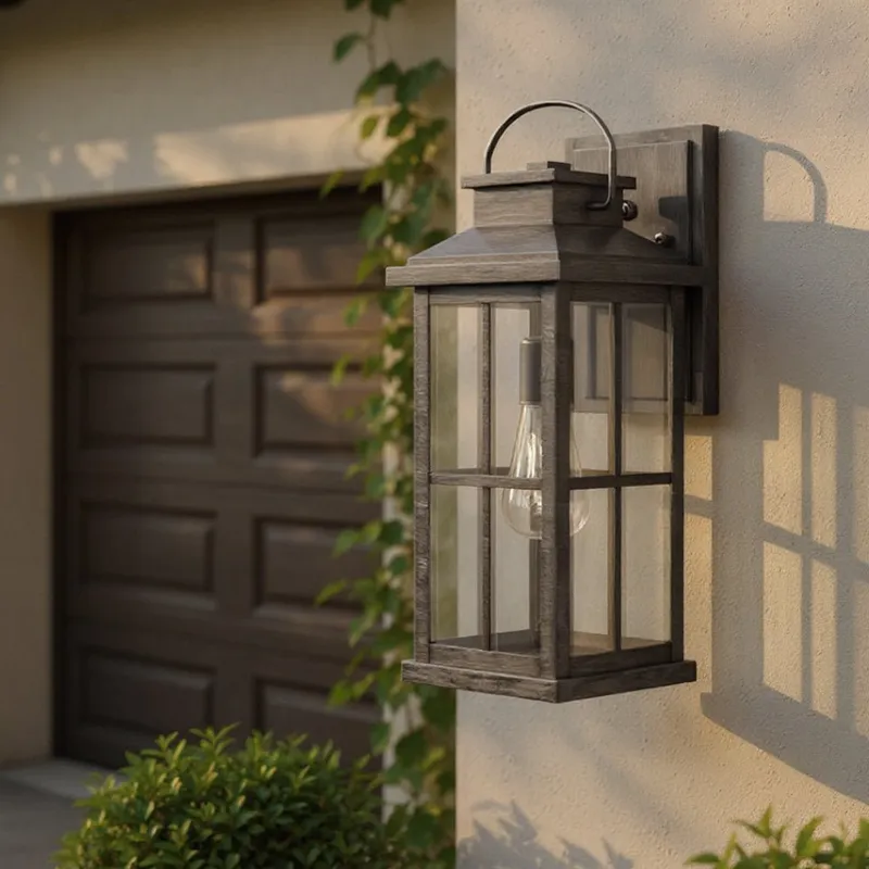 UHP1296 Transitional Outdoor Wall Sconce 18''H x 7''W, Aged Pewter Finish, Anaheim Collection — Urban Ambiance LED Wall Lights 100.0W 3000K