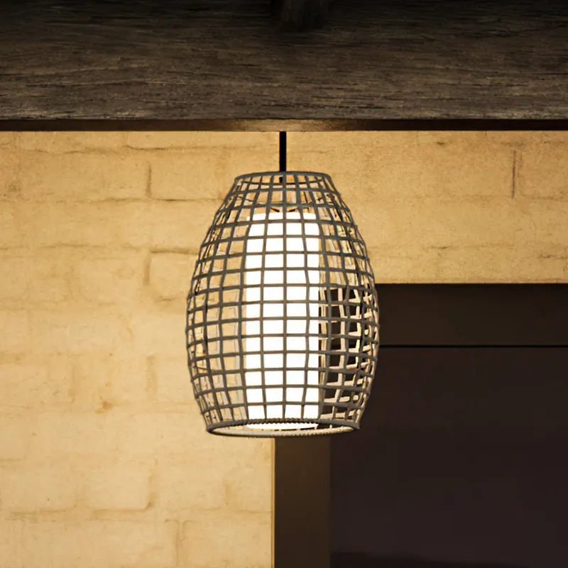 UHP1280 Bohemian Outdoor Pendant 16''H x 12''W, Midnight Black Finish, Cleveland Collection — Urban Ambiance LED Landscape Lights 100.0W 3000K