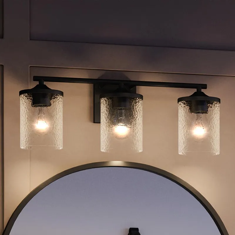 UQL3815 Modern Farmhouse Bath Fixture 7.75''H x 21''W, Matte Black Finish, Bideford Collection — Urban Ambiance LED Linear Lights  3000K