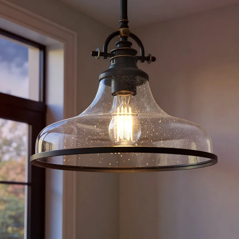 UQL3664 Traditional Pendant 10.75''H x 13.5''W, Parisian Bronze Finish, Pasadena Collection — Urban Ambiance LED Landscape Lights  3000K