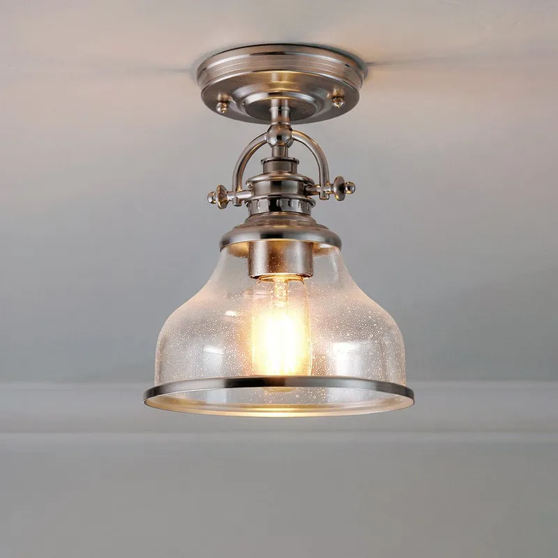 UQL3663 Traditional Ceiling 10.5''H x 8''W, Brushed Nickel Finish, Pasadena Collection — Urban Ambiance LED Post Top Lights  3000K