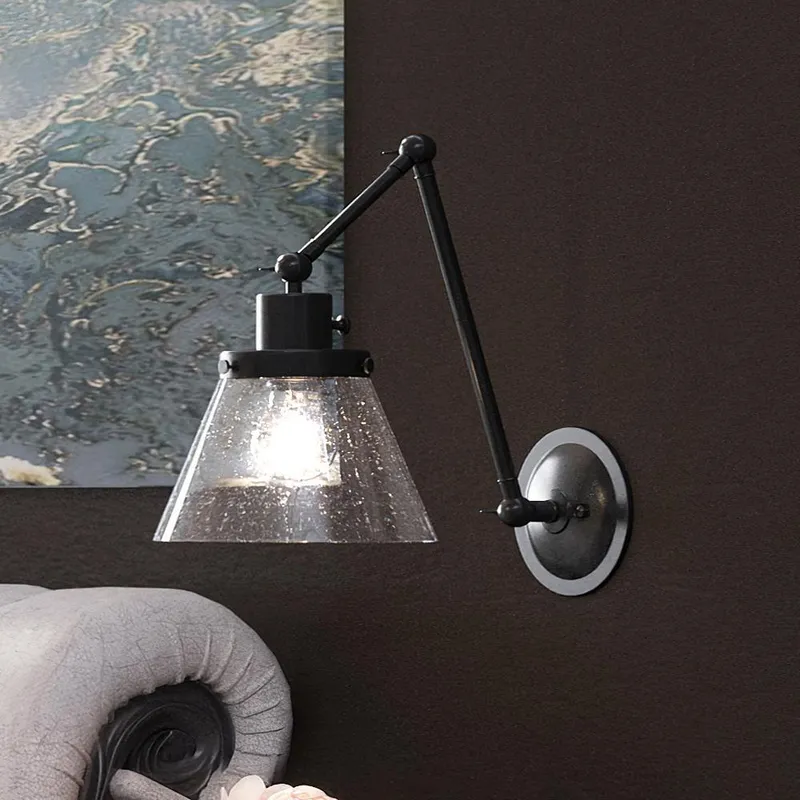 UHP3331 Traditional Wall Light, 14.375"H x 8"W, Midnight Black Finish, Pawtucket Collection — Urban Ambiance LED Wall Lights  3000K