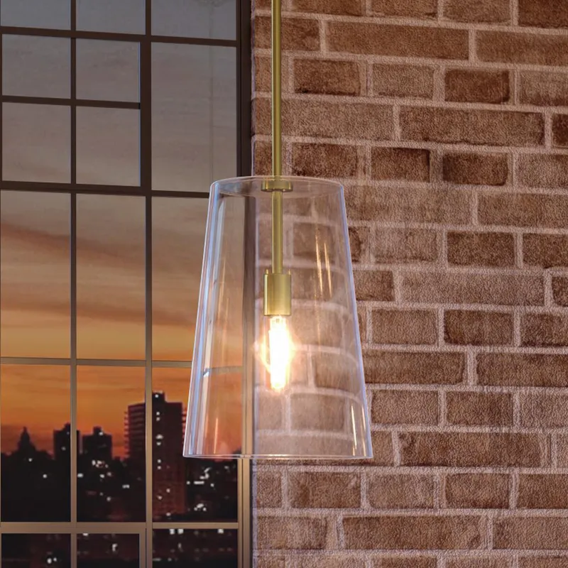UHP3071 Colonial Pendant Light, 15.875"H x 10.5"W, Satin Gold Finish, Tustin Collection — Urban Ambiance LED Landscape Lights  3000K
