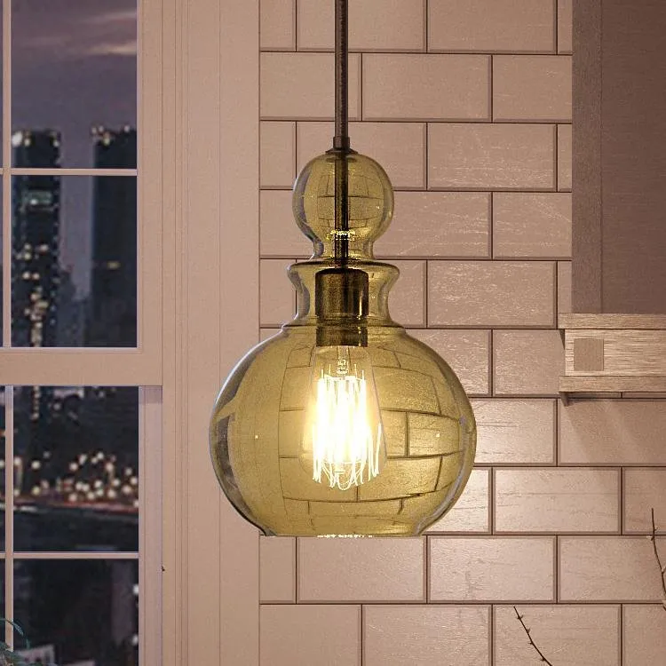 UHP3048 Modern Farmhouse Farmhouse Pendant Light, 12-3/4" x 8-1/2", Olde Bronze Finish, Dundee Collection — Urban Ambiance LED Landscape Lights 2.0W 3000K