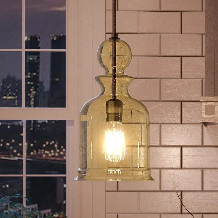 UHP3045 Modern Farmhouse Farmhouse Pendant Light, 16-1/2" x 9", Olde Bronze Finish, Dundee Collection — Urban Ambiance LED Landscape Lights 9.0W 3000K