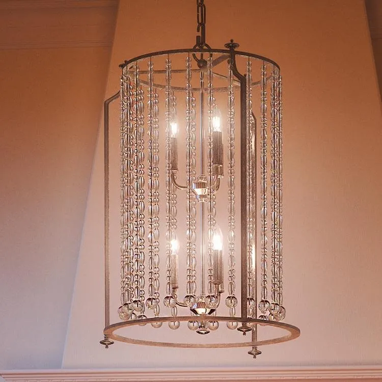 UHP2256 Traditional Chandelier, 29" x 17-7/8", Antique Silver Finish, Lexington Collection — Urban Ambiance LED Landscape Lights 8.0W 3000K