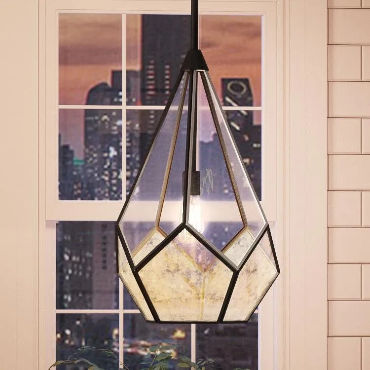 UHP2850 Mid-Century Modern Modern Pendant Light, 18-1/2" x 12", Olde Bronze Finish, Bari Collection — Urban Ambiance LED Landscape Lights 12.0W 3000K
