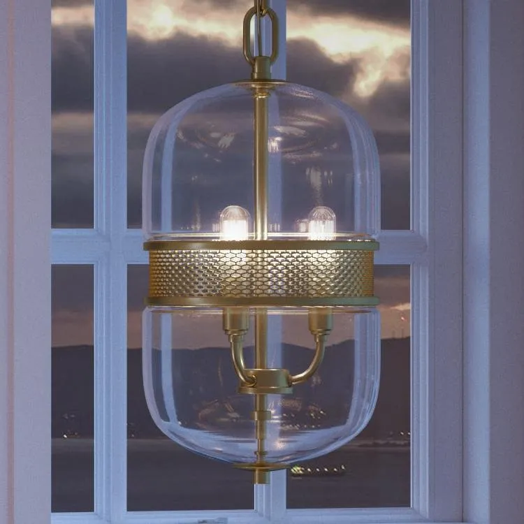 UHP2841 Vintage Chandelier, 18-1/4" x 9", Palladian Gold Finish, Varna Collection — Urban Ambiance LED Landscape Lights 9.0W 3000K