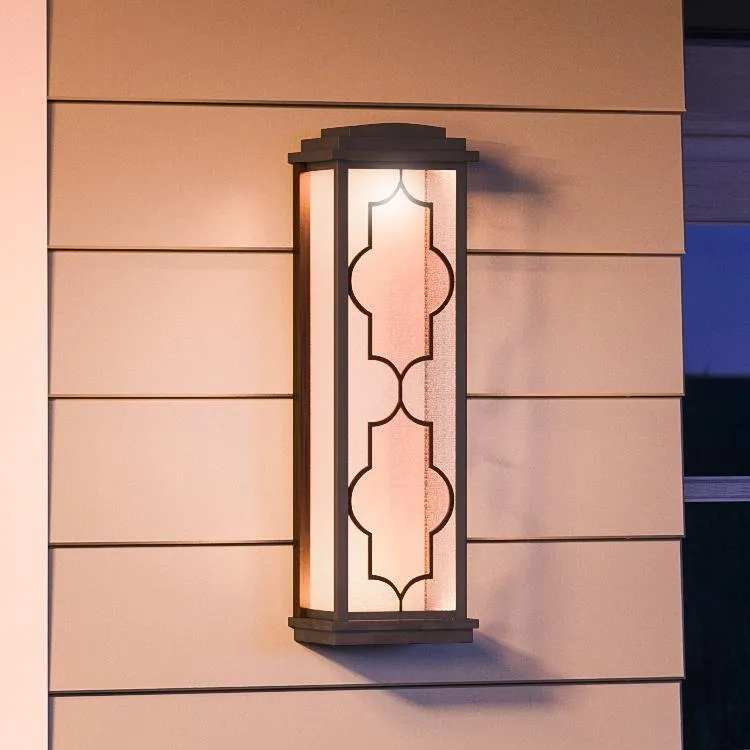 UHP1201 Contemporary Outdoor Wall Light, 22" x 6-3/4", Architectural Bronze Finish, Luton Collection — Urban Ambiance LED Linear Lights 4.0W 3000K
