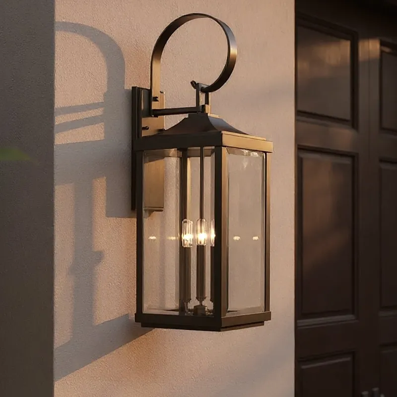 UHP1194 Colonial Outdoor Wall Light, 30-5/8" x 9-1/2", Olde Bronze Finish, Calderdale Collection — Urban Ambiance LED Wall Lights 2.0W 3000K