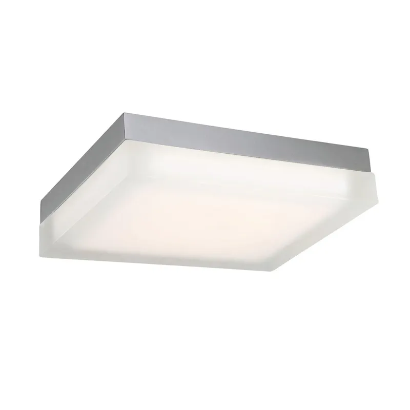 Matrix 12in LED Square Flush Mount 2700K in Titanium