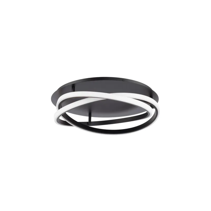 Veloce 18in LED Flush Mount 3000K in Black