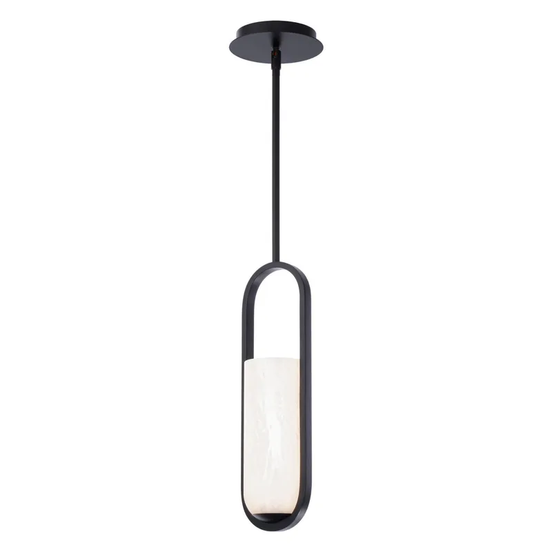 Rollins 16in LED Mini Pendant 3000K in Black
