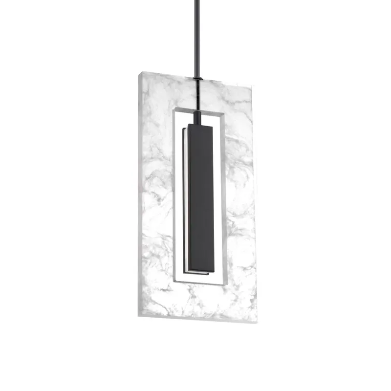 Cambria 8in LED Mini Pendant 3000K in Black
