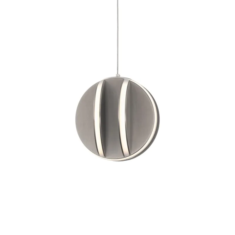 Carillion LED 1 Light Mini Pendant 3000K in Brushed Nickel