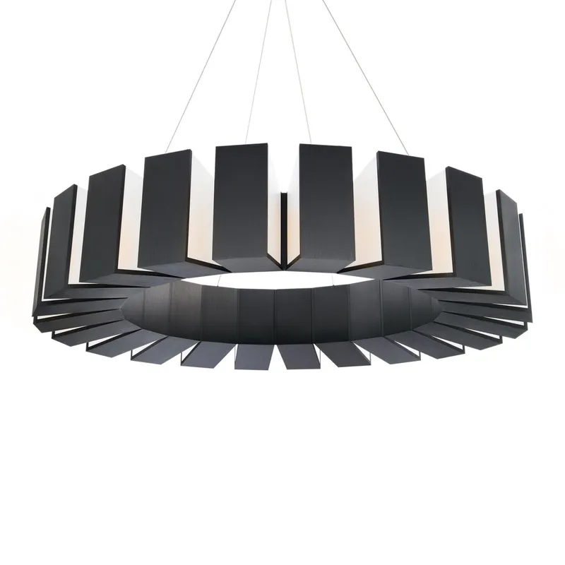 Chronos 50in LED Chandelier 3000K in Black