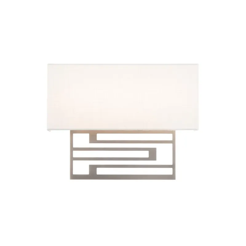 Vander 14in LED Wall Sconce 3-CCT 2700K-3000K-3500K Set to 3000K in Brushed Nickel