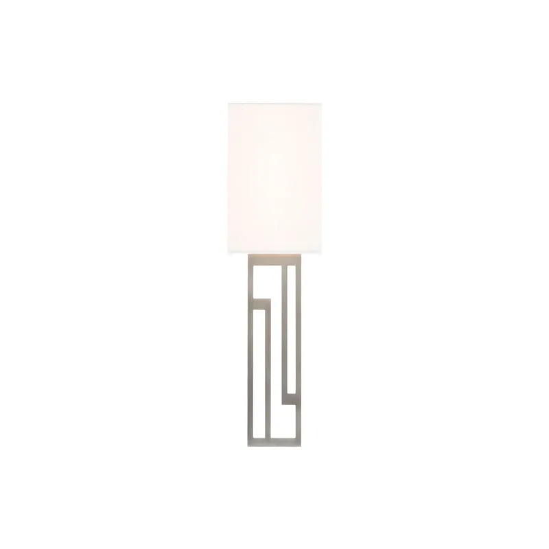 Vander 6in LED Wall Sconce 3-CCT 2700K-3000K-3500K Set to 2700K in Brushed Nickel