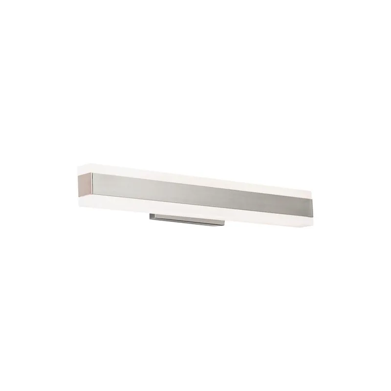 Cinch 19in LED Bathroom Vanity or Wall Light 3-CCT 2700K-3000K-3500K Set to 3000K in Brushed Nickel